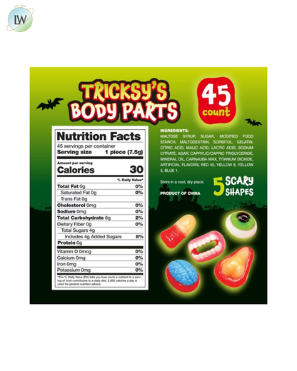 Funtasty Halloween Gummy Candy, 45 ct.