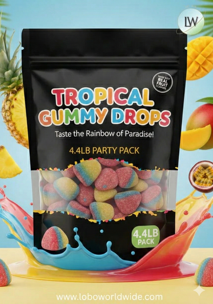 Tropical Gummy Drops(Various Sizes)
