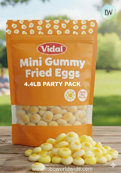 Vidal Mini Gummy Fried Eggs(Various Sizes)