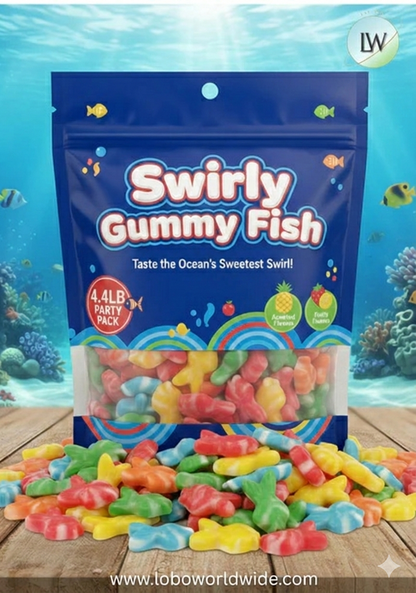 Swirly Gummy Fish(Various Sizes)