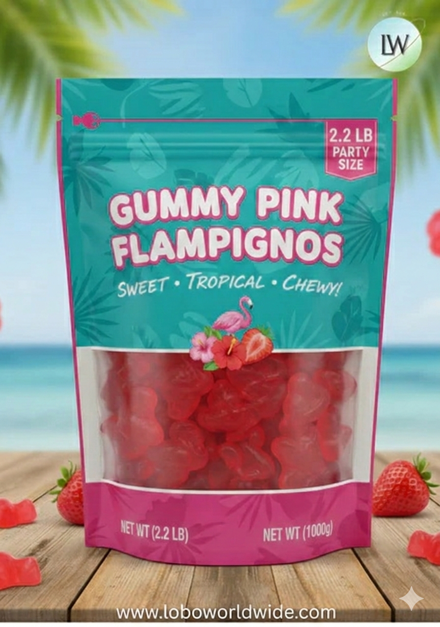 Gummy Pink Flamingos(Various Sizes)