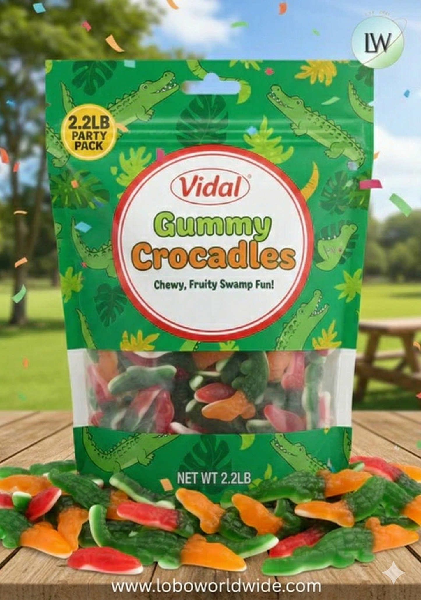 Vidal Gummy Crocodiles (Various Sizes)