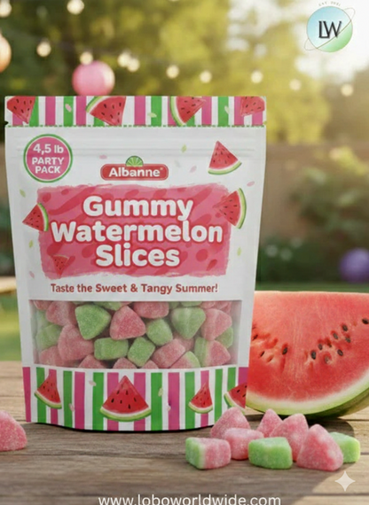 Albanese Gummy Watermelon Slices(Various Sizes)