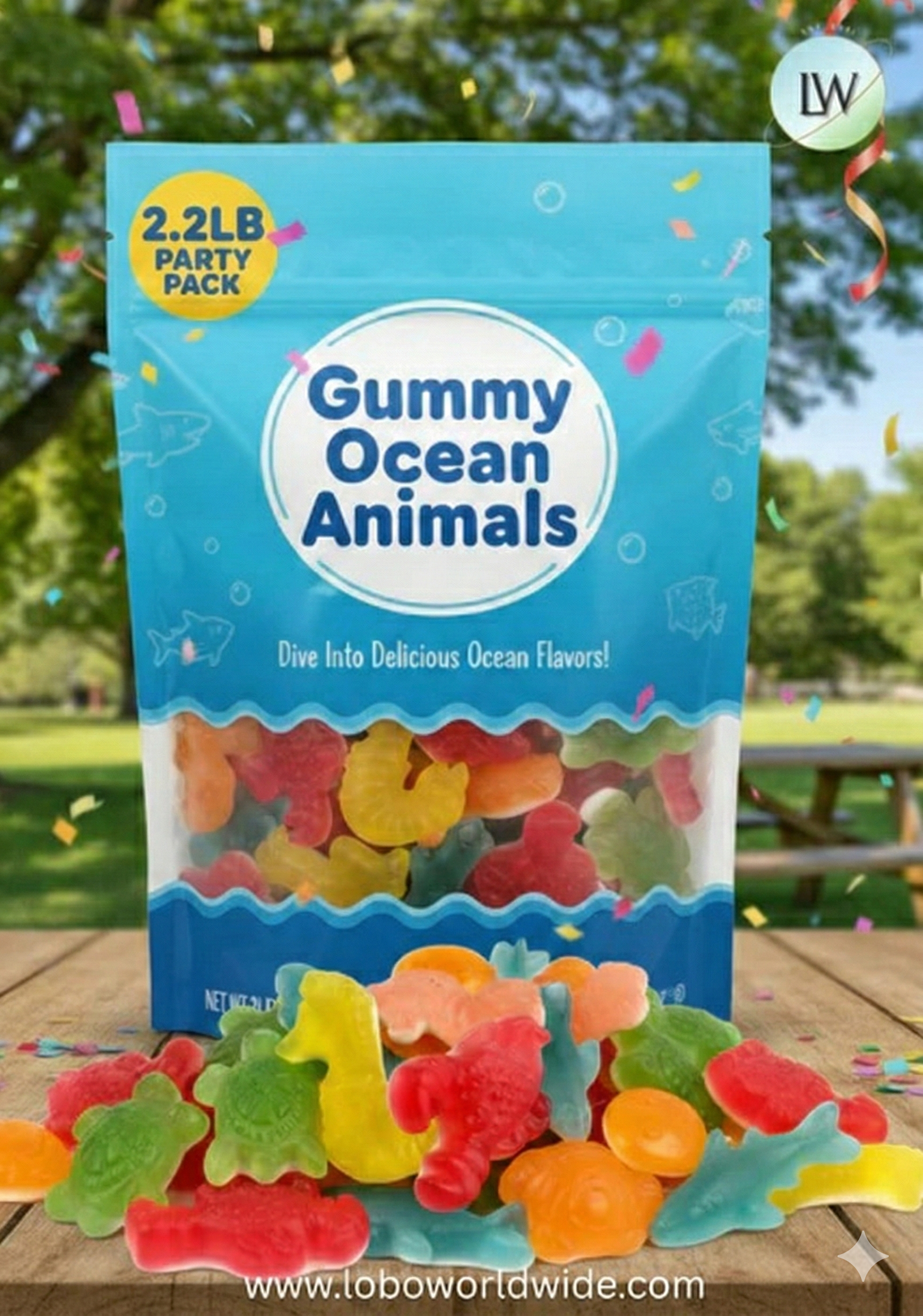 Gummy Ocean Animals(Various Sizes)