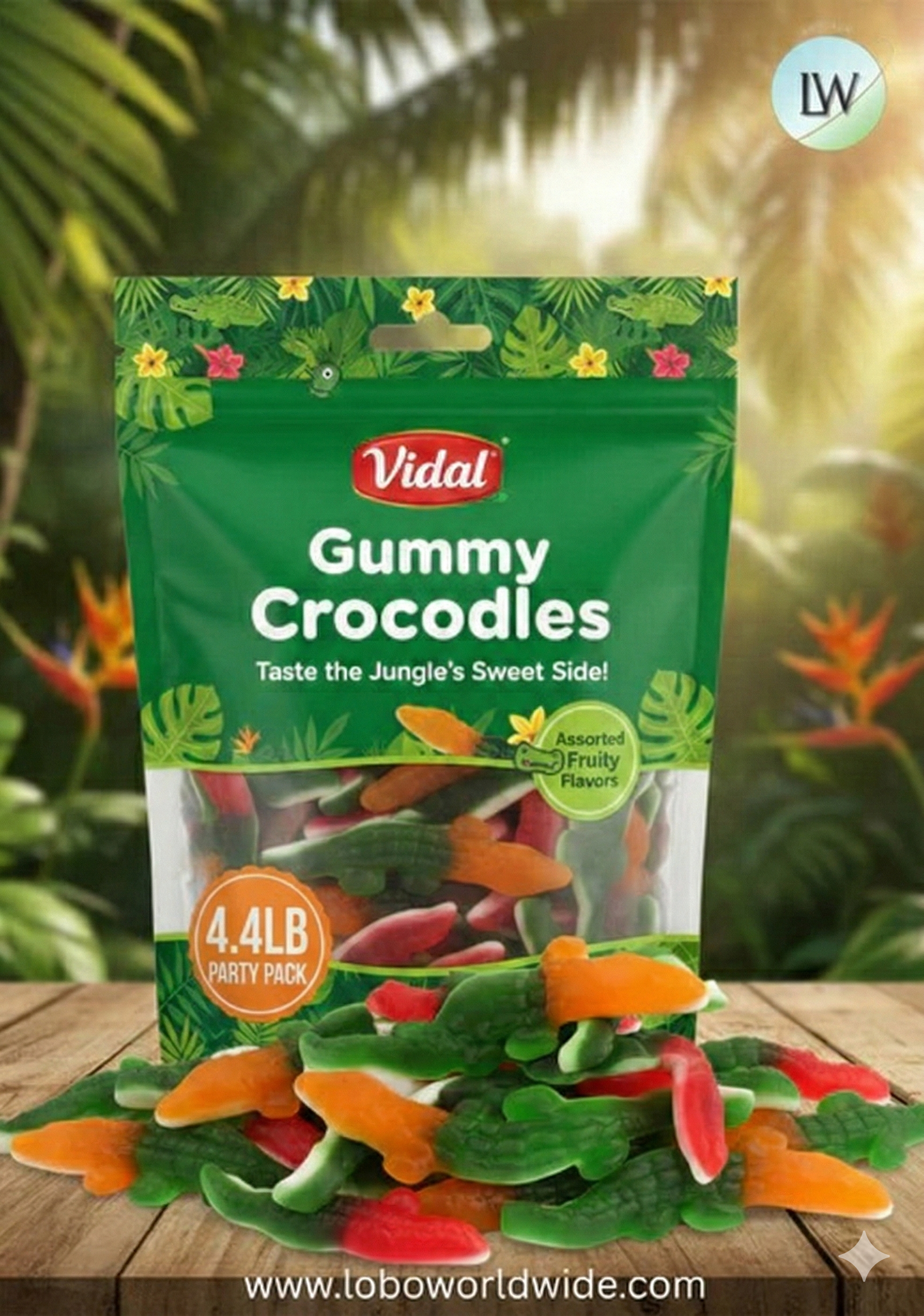 Vidal Gummy Crocodiles (Various Sizes)