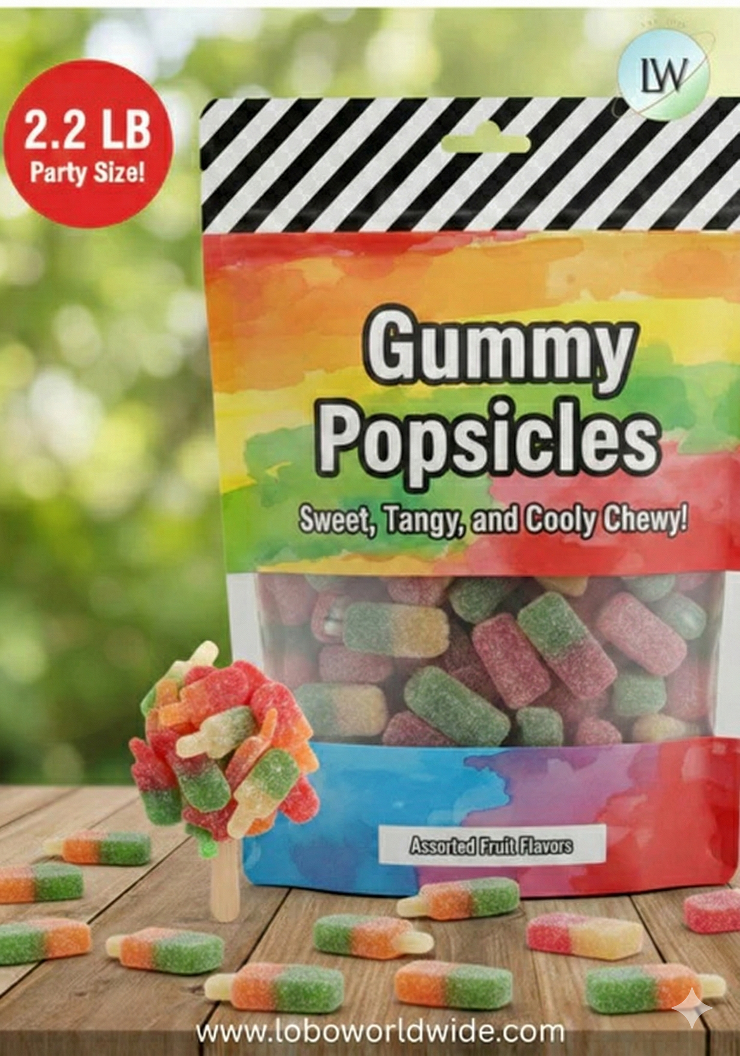 Gummy Popsicles(Various Sizes)