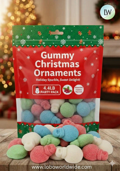 Gummy Christmas Ornaments(Various Sizes)
