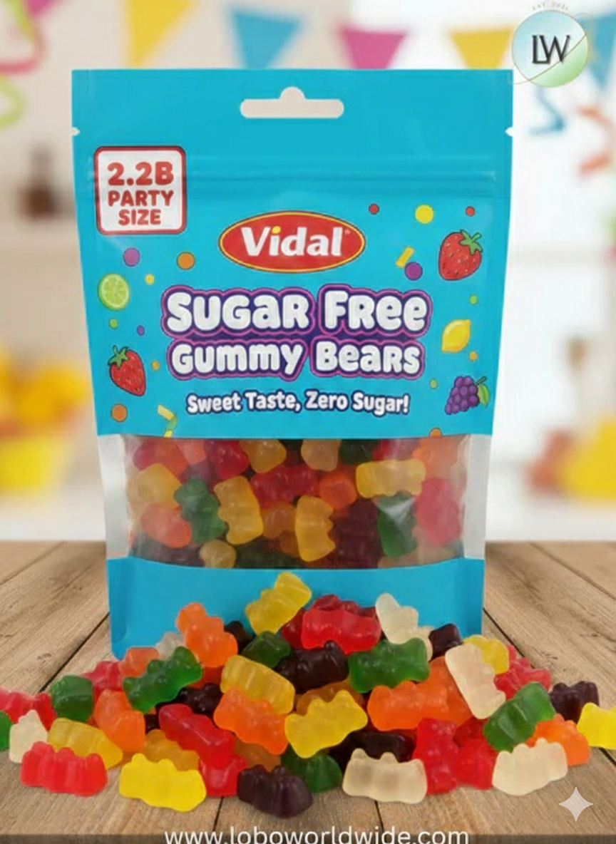 Vidal Sugar Free Gummy Bears(Various Sizes)