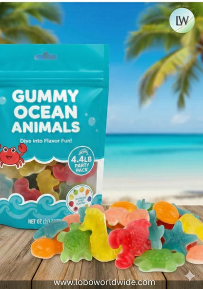 Gummy Ocean Animals(Various Sizes)