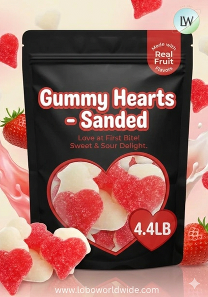 Gummy Hearts - Sanded(Various Sizes)