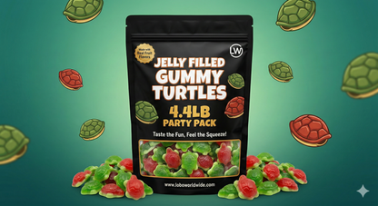 Jelly Filled Gummy Turtles (Various Sizes)