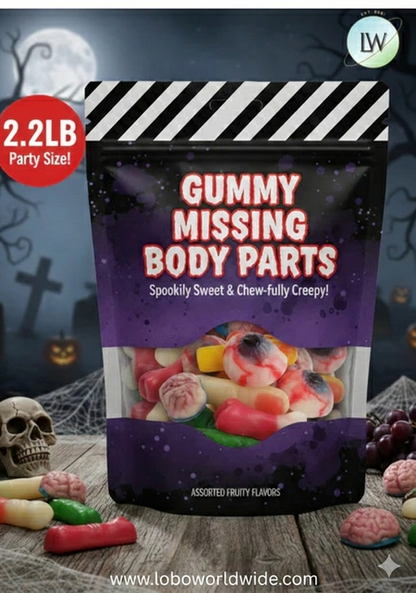 Gummy Missing Body Parts(Various Sizes)