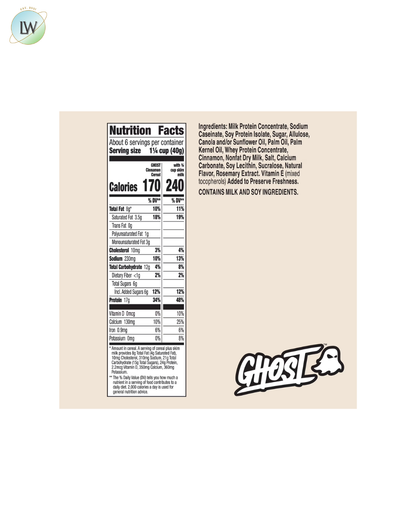 General Mills Ghost Protein Cereal, Cinnamon Toast Crunch Flavor, 9.2 oz.