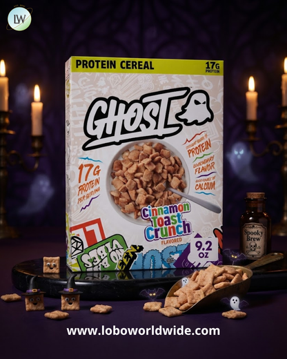 General Mills Ghost Protein Cereal, Cinnamon Toast Crunch Flavor, 9.2 oz.