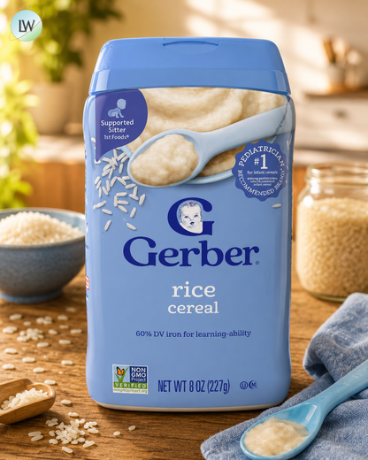 Gerber, 1st Foods®, Rice Cereal, Supported Sitter, 8 oz (227 g)