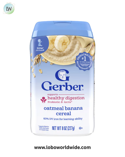 Gerber, Cereal, 2nd Foods®, Oatmeal Banana, 8 oz (227 g)