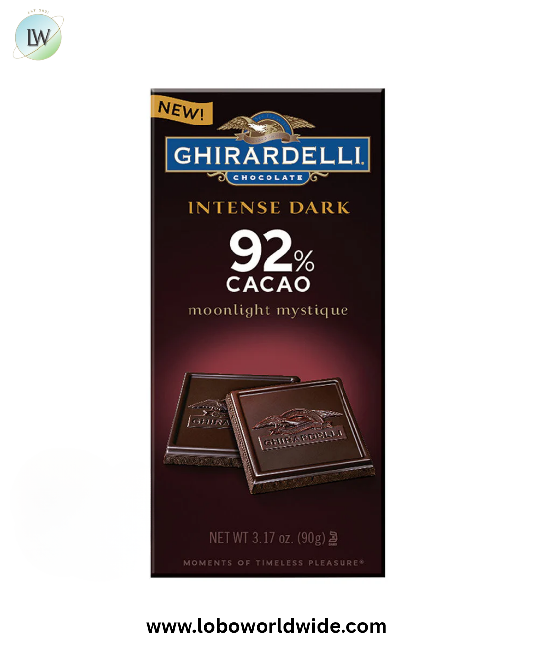 Ghirardelli Intense Dark Chocolate Bars - 12ct