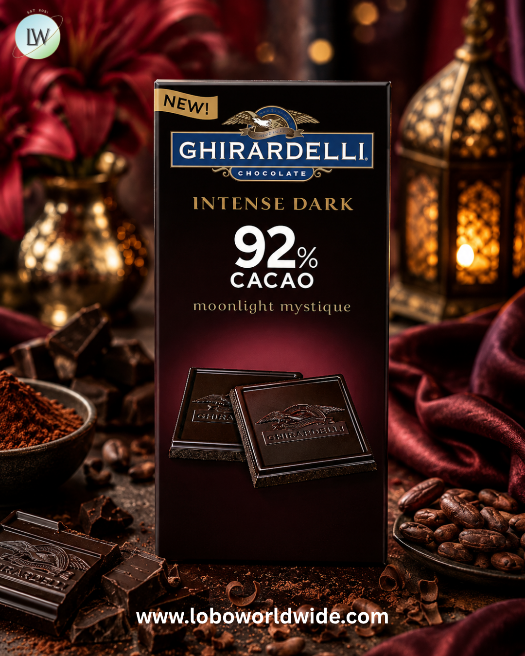 Ghirardelli Intense Dark Chocolate Bars - 12ct