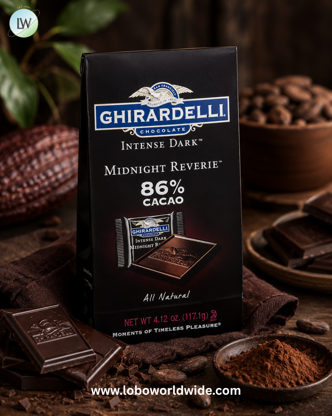 Ghirardelli Dark Chocolate - 6ct