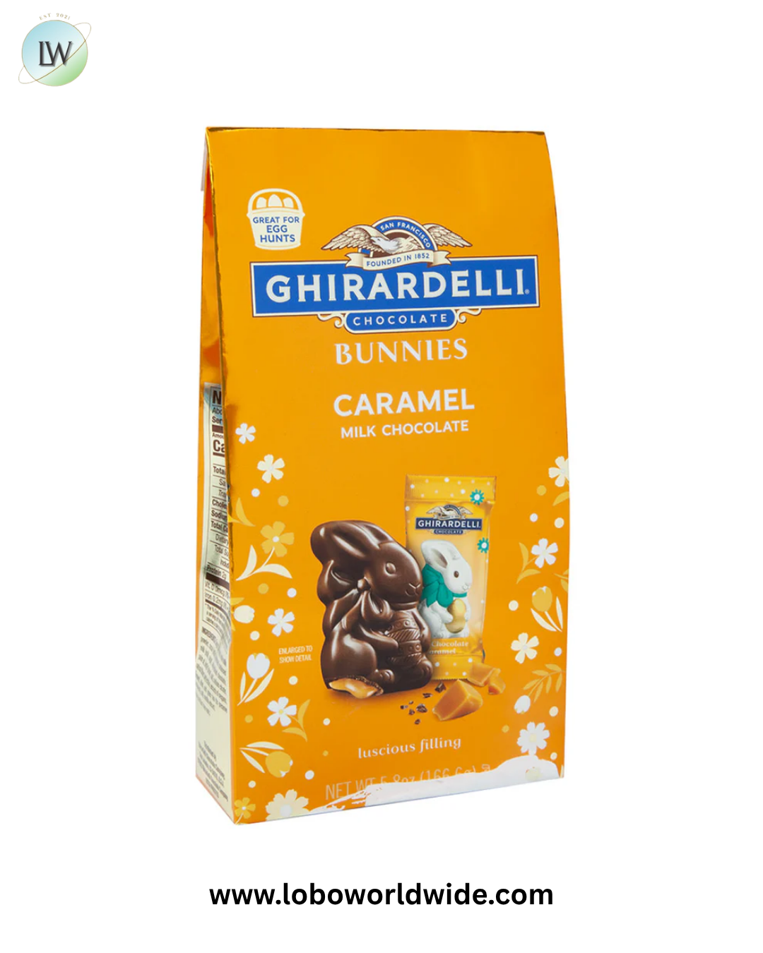 Ghirardelli Milk Chocolate Caramel - 6ct