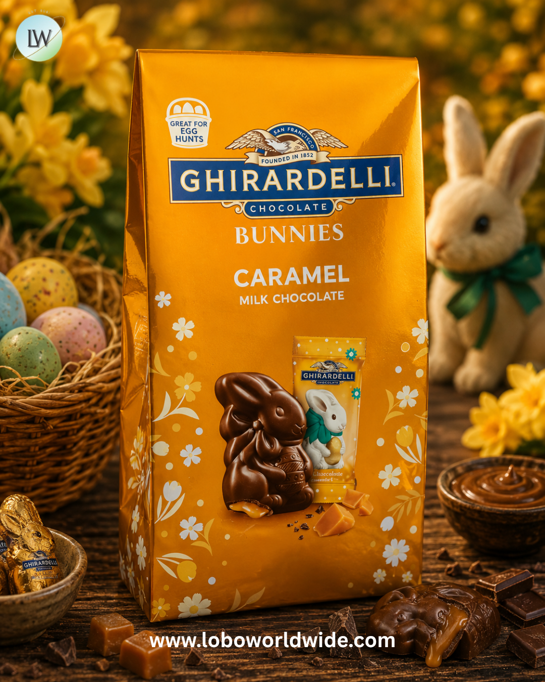 Ghirardelli Milk Chocolate Caramel - 6ct