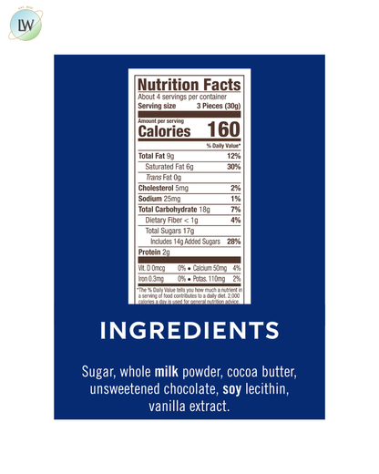 Ghirardelli Milk Chocolate Jack O' Lanterns Chocolate, 4.1 oz. (Various Flavours)
