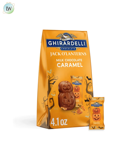 Ghirardelli Milk Chocolate Jack O' Lanterns Chocolate, 4.1 oz. (Various Flavours)