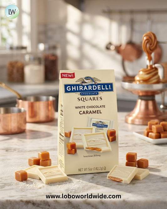Ghirardelli Squares White Chocolate Caramel Pouches - 6ct