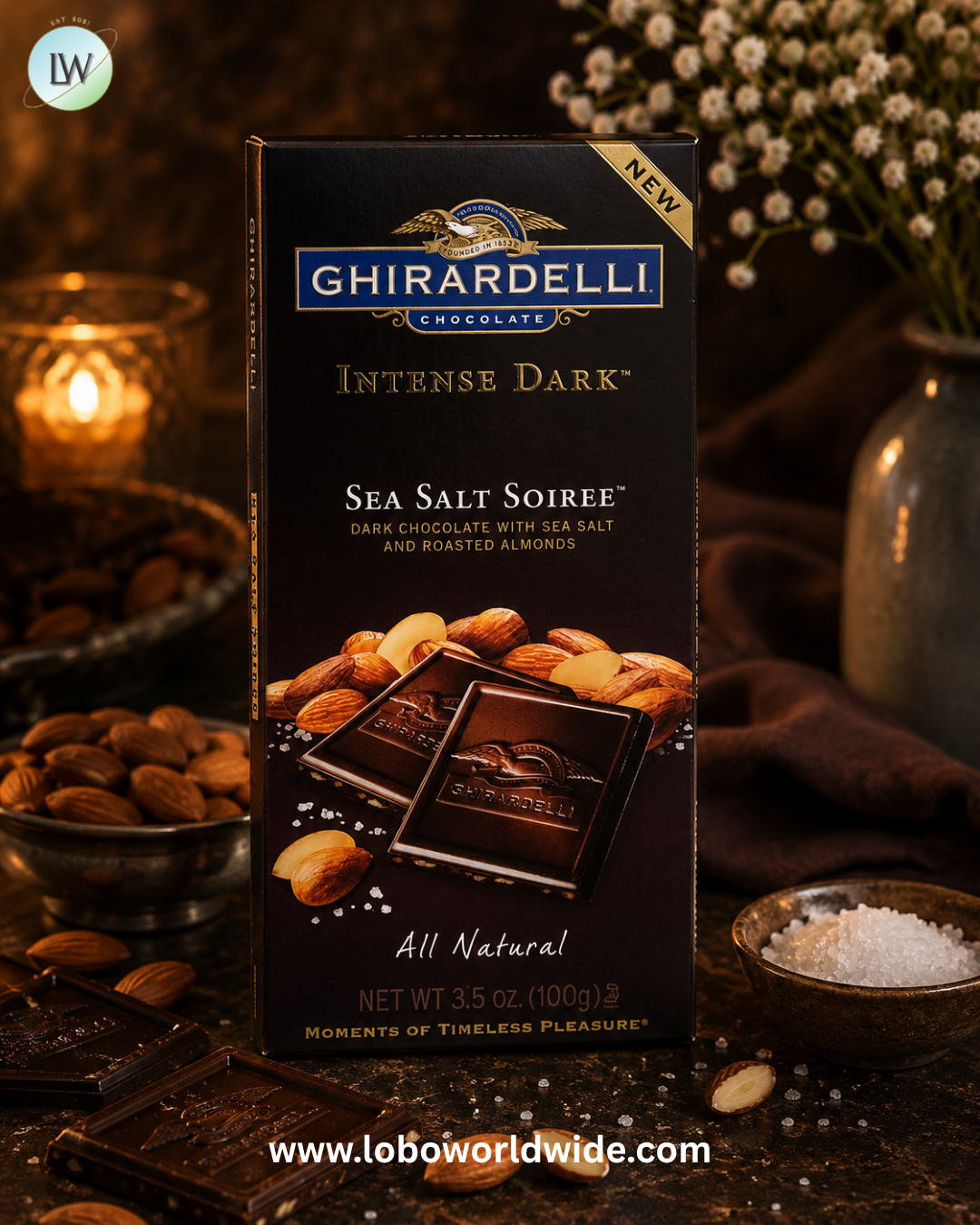 Ghirardelli Intense Dark Chocolate Bars - 12ct