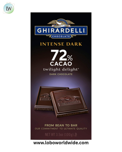 Ghirardelli Intense Dark Chocolate Bars - 12ct