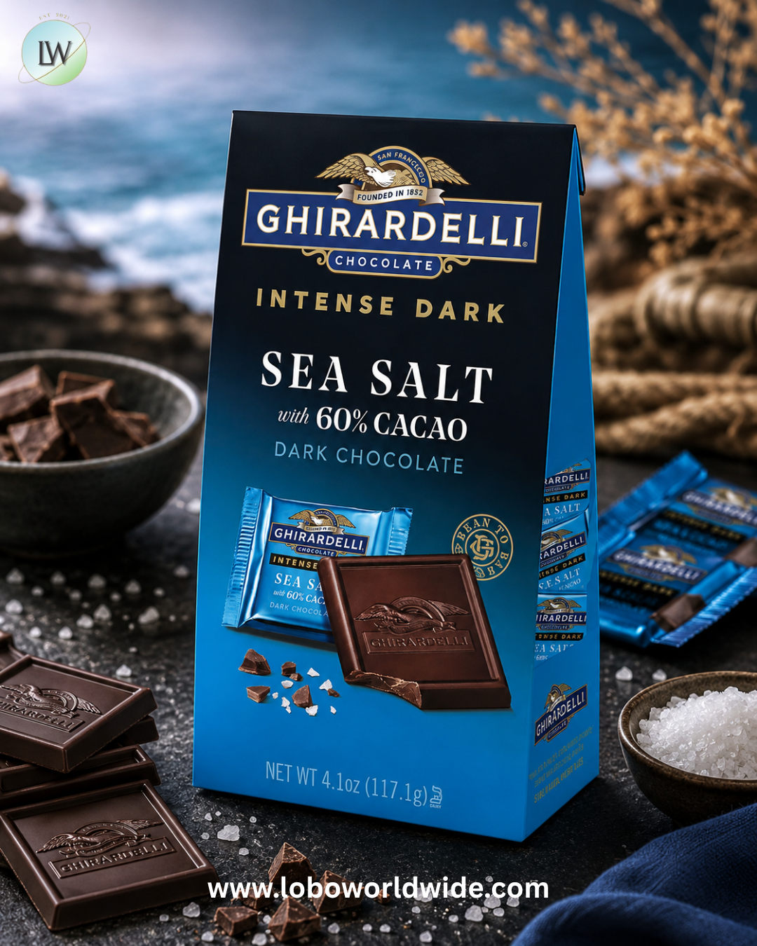 Ghirardelli Dark Chocolate - 6ct