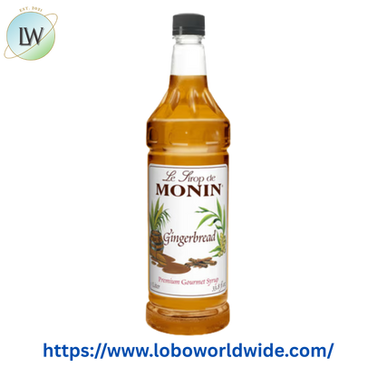 Monin Premium Gingerbread Flavoring Syrup 1 Liter
