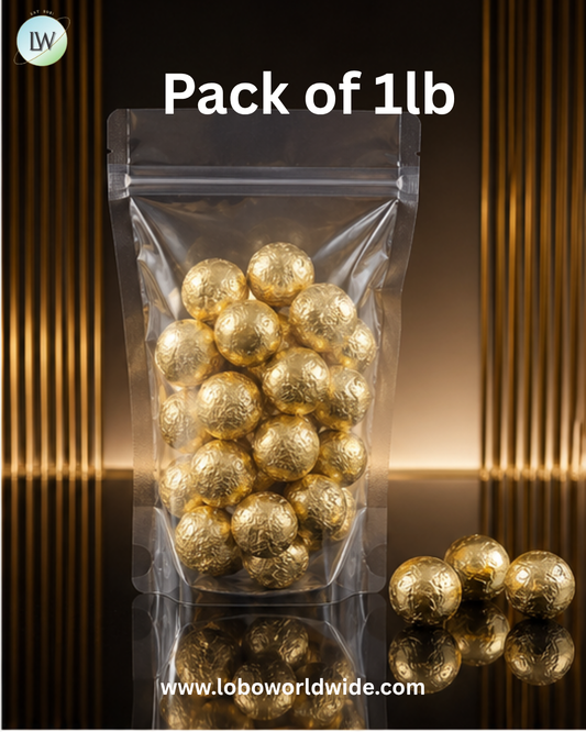Gold Foiled Double Chocolate Balls