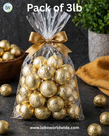 Gold Foiled Double Chocolate Balls