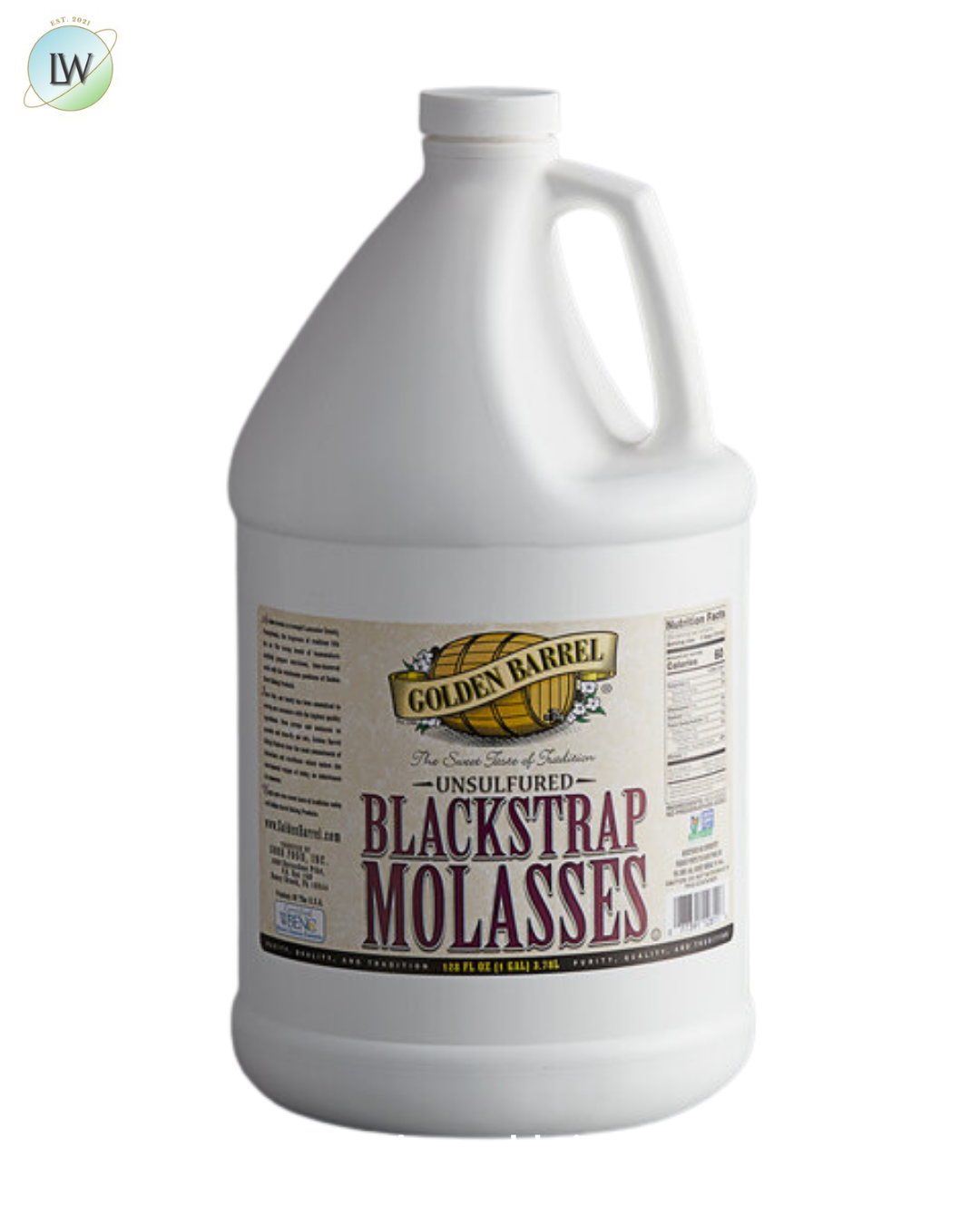 Golden Barrel 1 Gallon Sulfur-Free Blackstrap Molasses