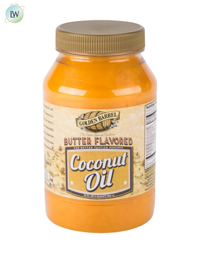 Golden Barrel 32 fl. oz. Butter Flavored Coconut Oil
