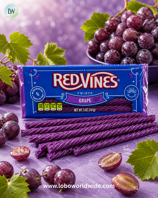 Grape Red Vines Twist Trays - 12ct