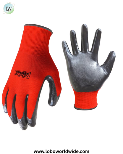 Grease Monkey Nitrile-Coated Work Gloves (15 pk.) Large