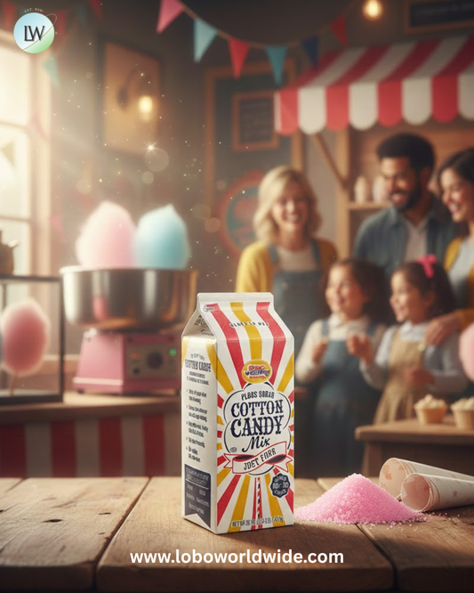 Great Western 1/2 Gallon Carton Pink Bubble Gum Cotton Candy Floss Sugar