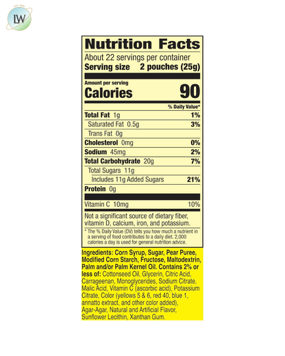 Gushers Fruit Snacks, Tropical Nightmare, 0.44 oz, 45 ct.