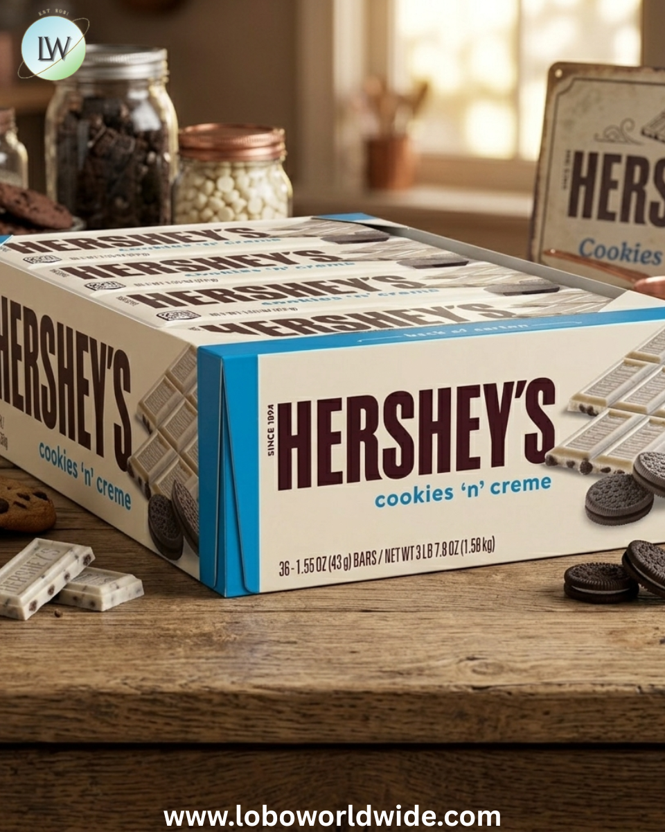 HERSHEY'S Cookies 'n' Creme Candy Bars, Full Size, 1.55 oz., 36 pk.