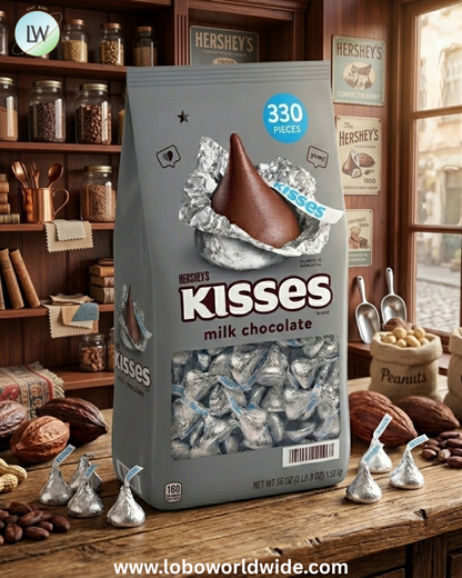 HERSHEY'S KISSES Milk Chocolate Candy, 330 pcs.