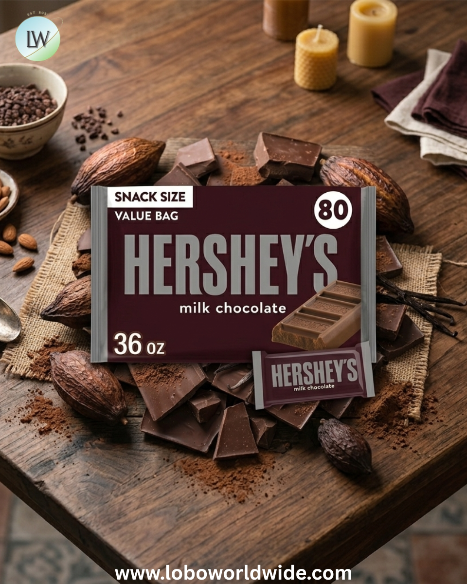 HERSHEY'S Milk Chocolate Bars, Snack Size, 80 pcs.