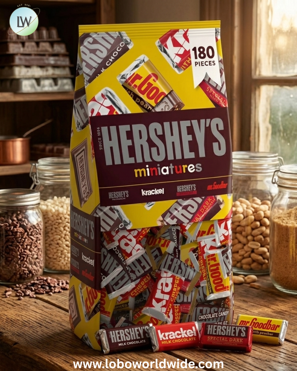 HERSHEY'S Miniatures Variety Pack Chocolate Candy, 180 pcs.