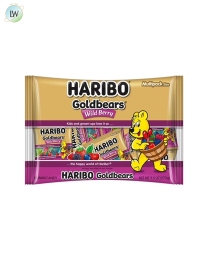 Haribo Goldbears Halloween Gummies, Wildberry, 9.5 oz.