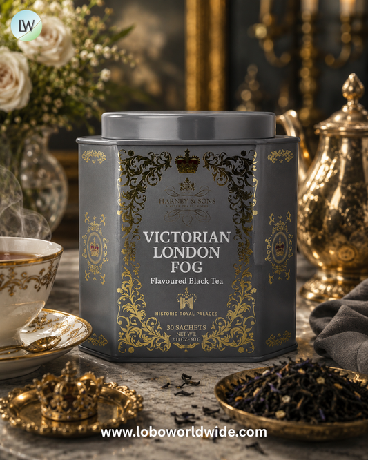 Harney & Sons, Black Tea, Victorian London Fog, 30 Sachets, 2.11 oz (60 g)