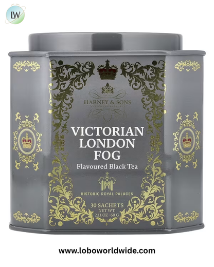 Harney & Sons, Black Tea, Victorian London Fog, 30 Sachets, 2.11 oz (60 g)
