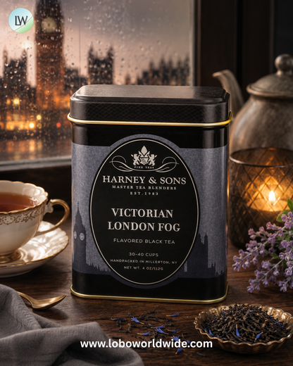 Harney & Sons, Black Tea, Victorian London Fog, 4 oz (112 g)