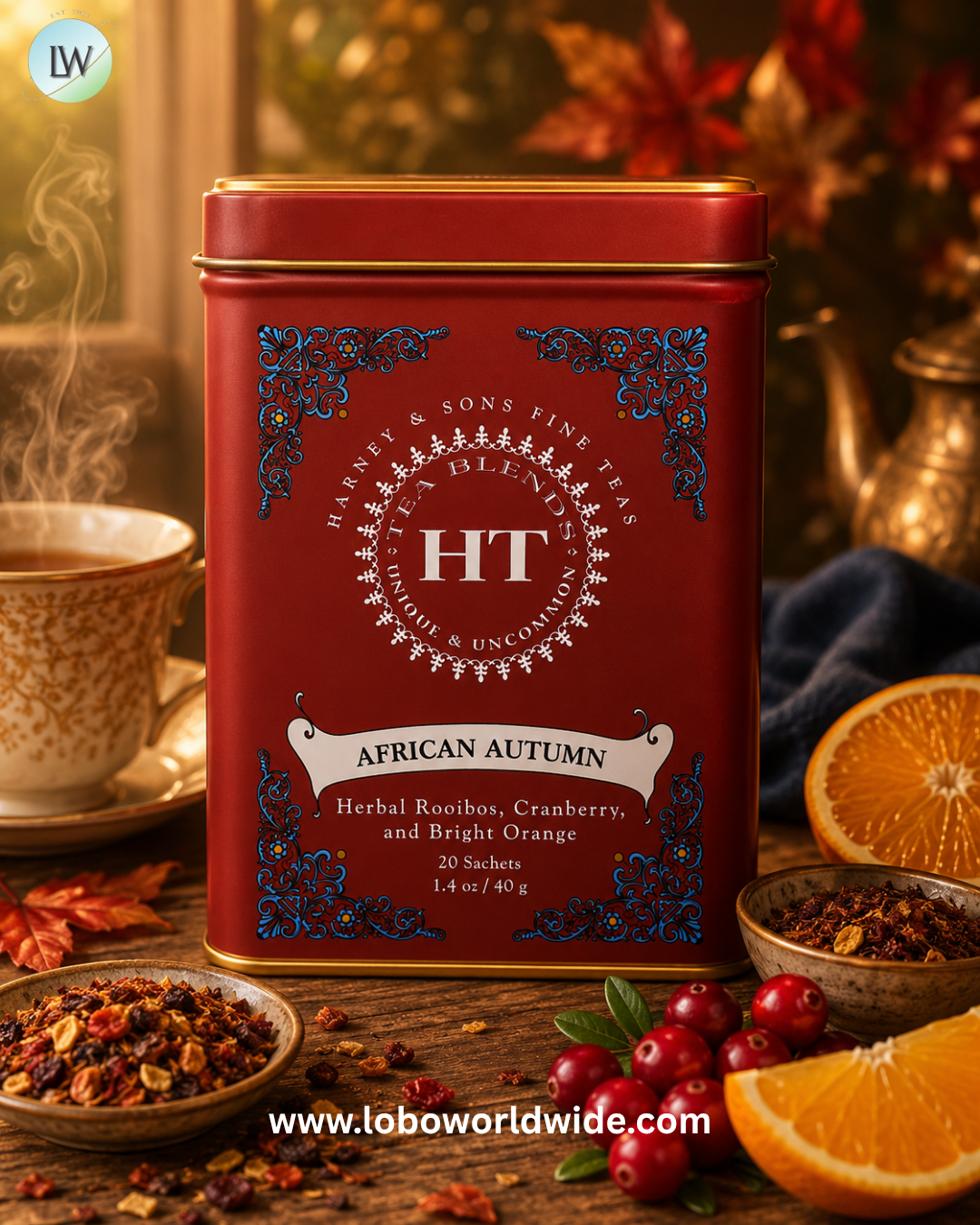 Harney & Sons, HT Tea Blends, 20 Tea Sachets, 1.4 oz (40 g)