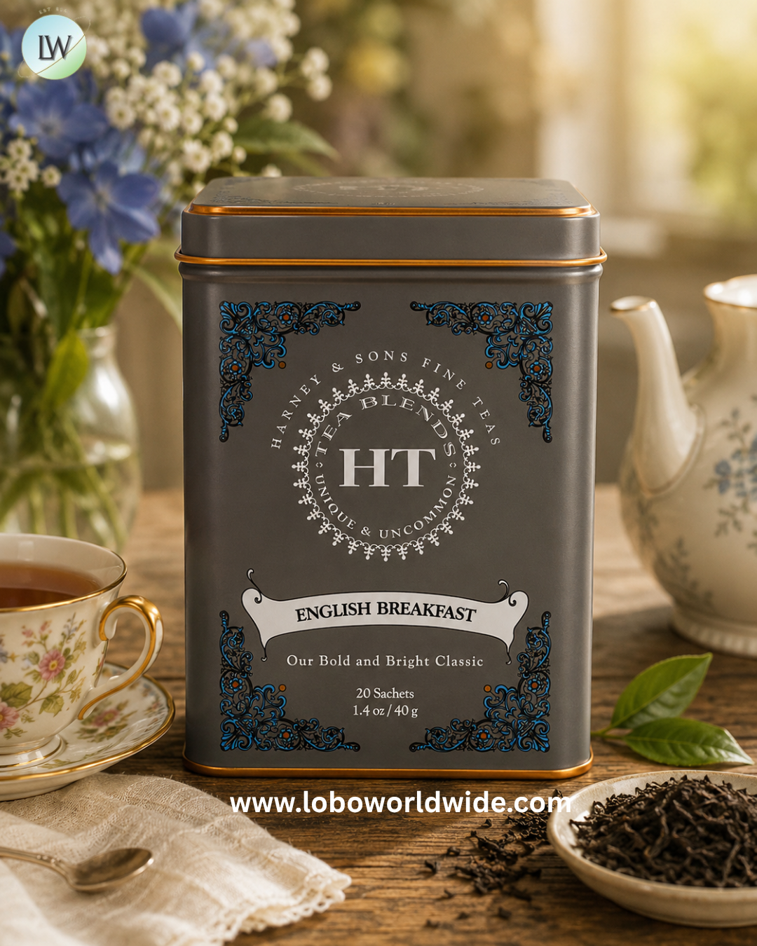 Harney & Sons, HT Tea Blends, 20 Tea Sachets, 1.4 oz (40 g)
